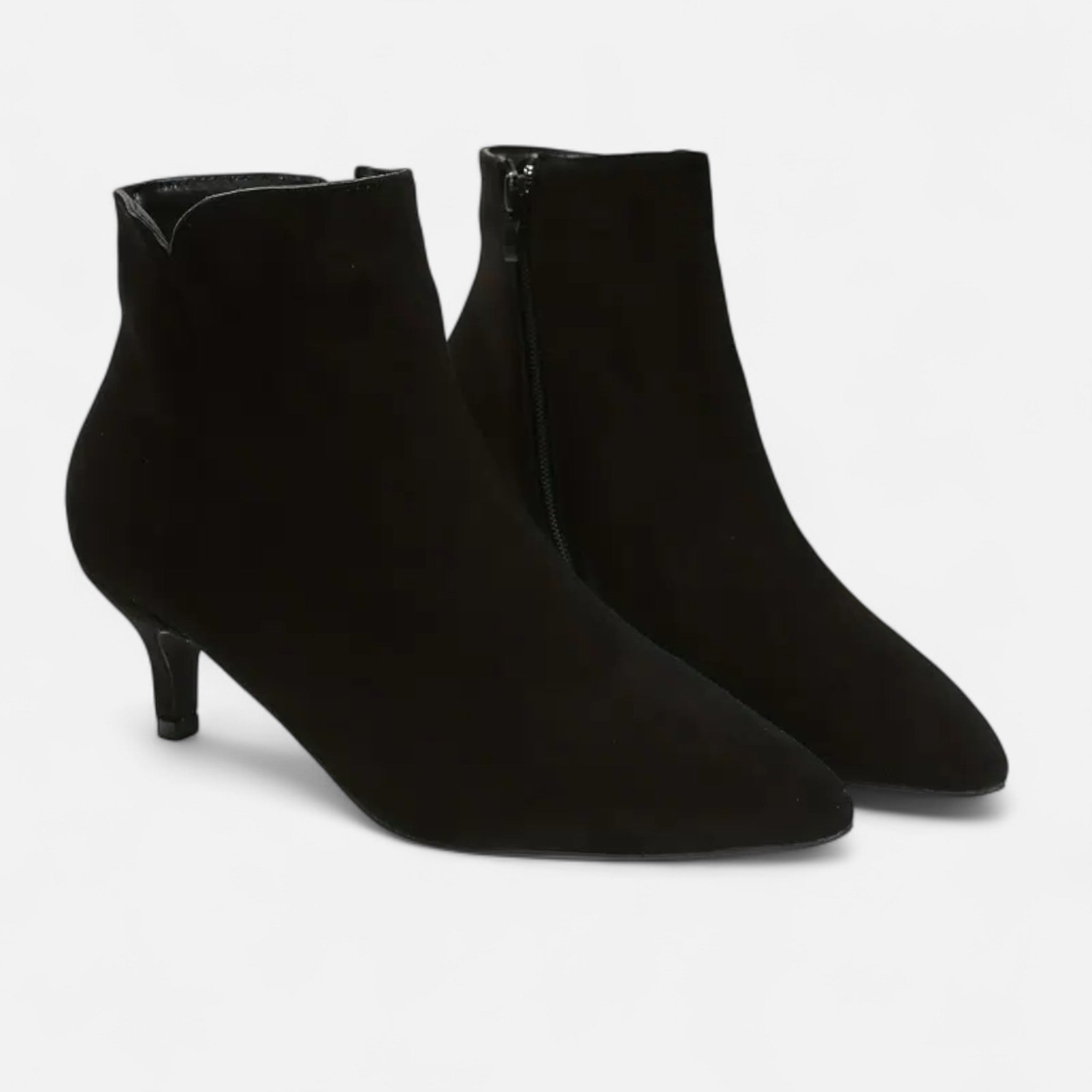 Masimon | Women’s Ankle Boots – Elegant Black Side-Zip Style