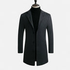 Masimon | Men’s Long Coat – Wool Blend Pure Elegance