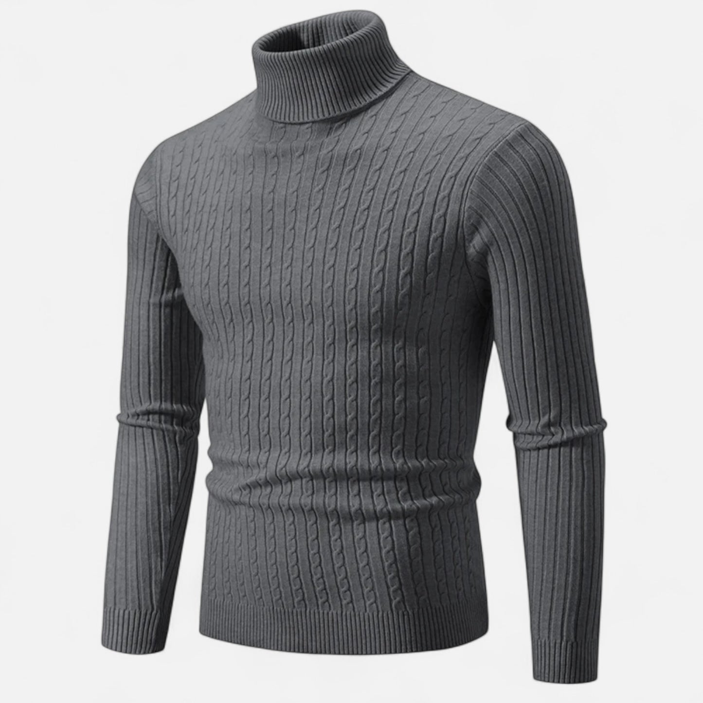Masimon | Men’s Turtleneck Sweater – Timeless Knitted Elegance