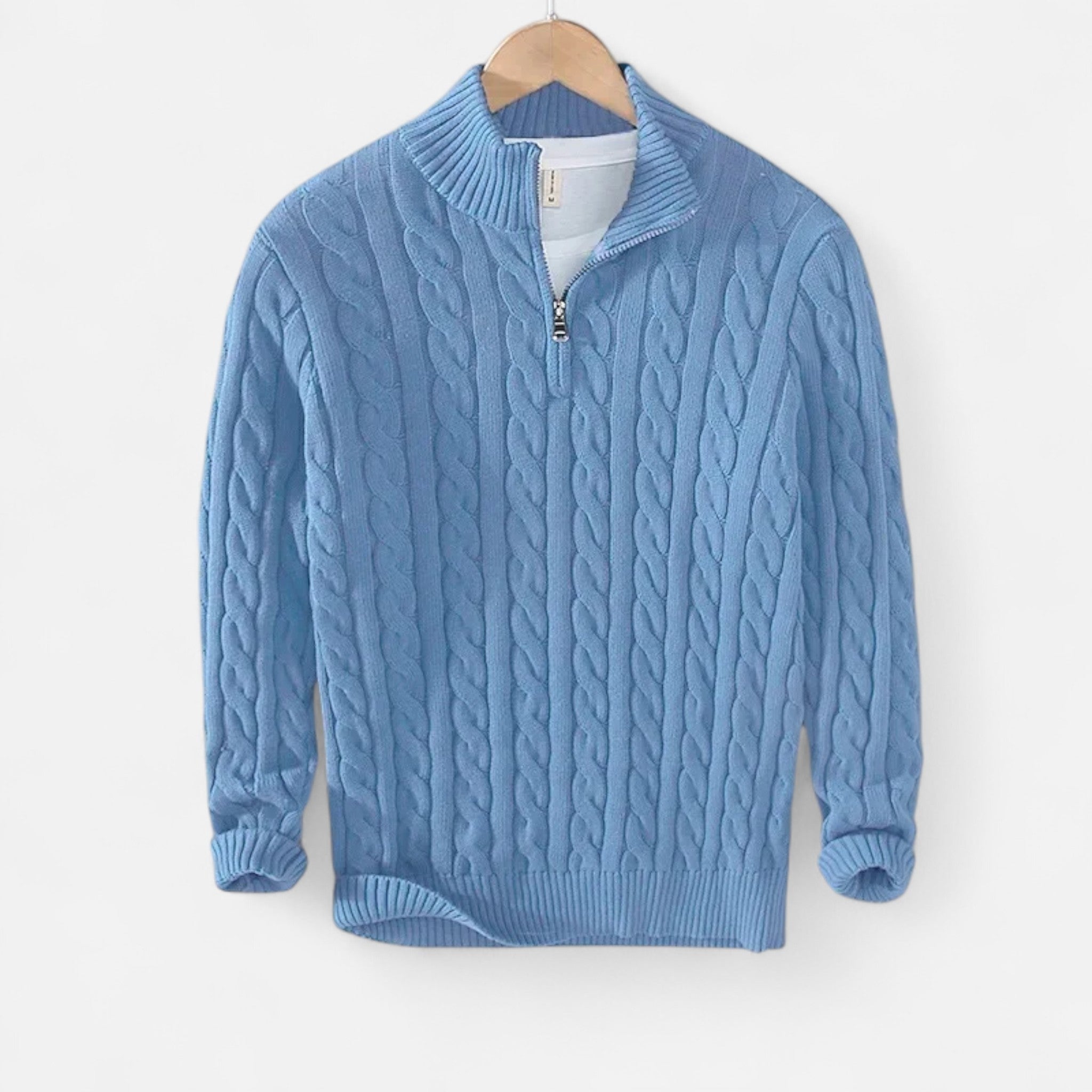 Men’s Knitwear – Warm Heritage High-Neck Style