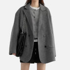 Masimon | Women’s Double-Sided Coat – Classic Woollen Timeless Style