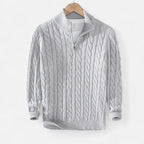 Men’s Knitwear – Warm Heritage High-Neck Style