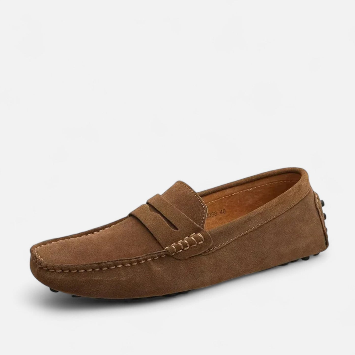 Masimon | Men’s Leather Moccasins – Lightweight Slip‑On Driving & Casual Loafers