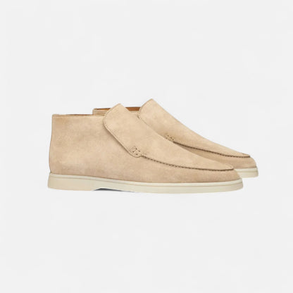 Masimon | Men’s European‑Style Leather Moccasin Loafers – Comfortable Casual Slip‑Ons