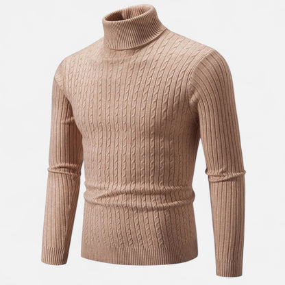 Masimon | Men’s Turtleneck Sweater – Timeless Knitted Elegance