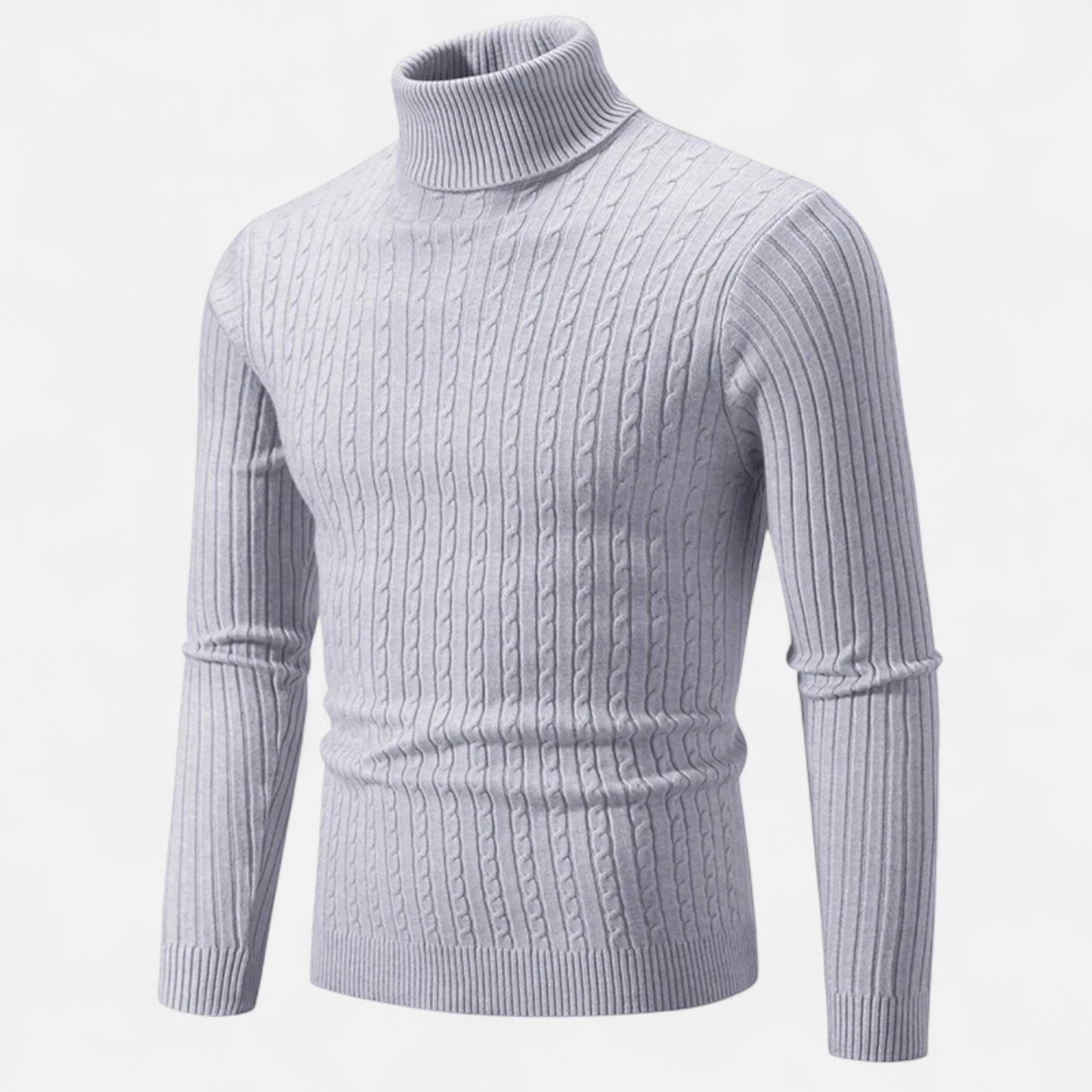 Masimon | Men’s Turtleneck Sweater – Timeless Knitted Elegance