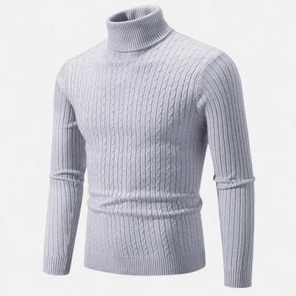 Masimon | Men’s Turtleneck Sweater – Timeless Knitted Elegance