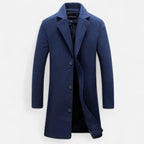 Masimon | Men’s Long Coat – Wool Blend Pure Elegance