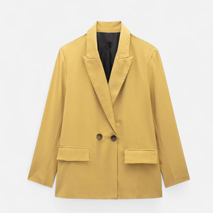 Masimon | Women’s Double-Breasted Coat – Spring Autumn Elegance