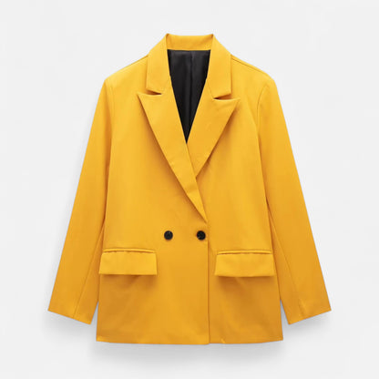 Masimon | Women’s Double-Breasted Coat – Spring Autumn Elegance