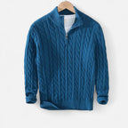 Men’s Knitwear – Warm Heritage High-Neck Style