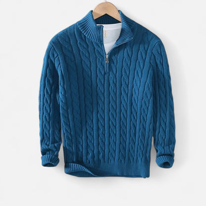 Masimon | Men’s Knitwear – Warm Heritage High-Neck Style