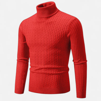 Masimon | Men’s Turtleneck Sweater – Timeless Knitted Elegance