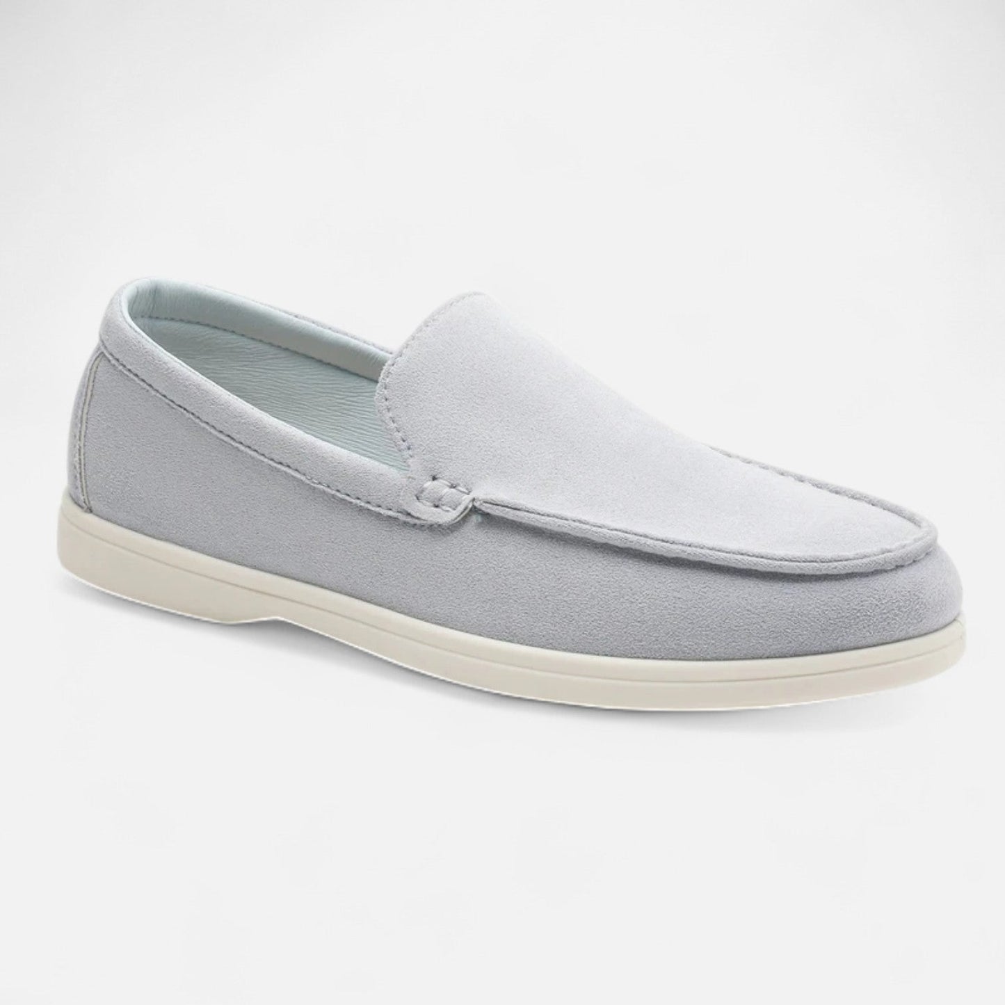 Masimon | Men’s Thick‑Sole Leather Trainers – British‑Style Low‑Top Casual Sneakers