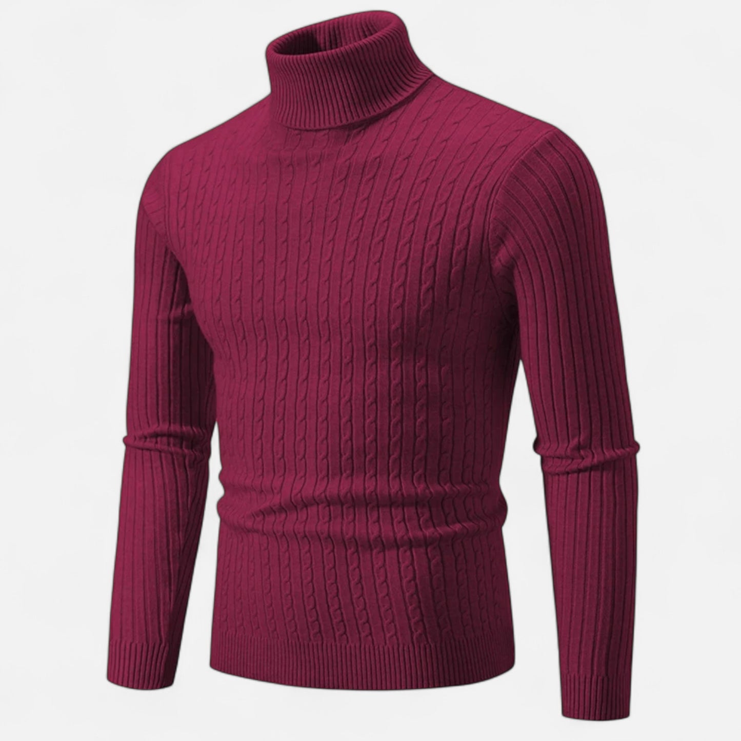 Masimon | Men’s Turtleneck Sweater – Timeless Knitted Elegance