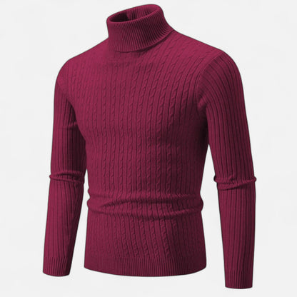 Masimon | Men’s Turtleneck Sweater – Timeless Knitted Elegance