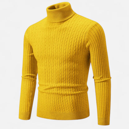 Masimon | Men’s Turtleneck Sweater – Timeless Knitted Elegance